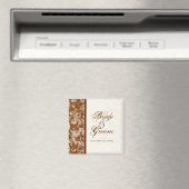 Aimant Enregistrer la date, l'anniversaire d'amour Mariag (In Situ (Lave-vaisselle))