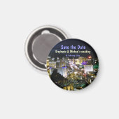 Aimant Enregistrer la date Mariage Las Vegas (Recto/Verso)