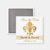 Aimant Enregistrer la date personnalisable (Recto/Verso)
