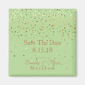 Aimant Enregistrer La Date Petite Golden Stars Magnet-App (Devant)