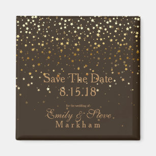 Aimant Enregistrer la date Petite Golden Stars Magnet-Bro