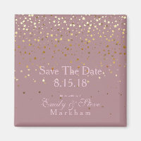 Enregistrer La Date Petite Golden Stars Magnet-DST
