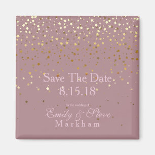 Aimant Enregistrer La Date Petite Golden Stars Magnet-DST