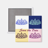 Aimant Enregistrer la date/Tiara (Recto/Verso)