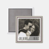 Aimant Enregistrer La Date Vin Vert (Recto/Verso)