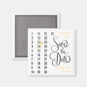 Aimant Enregistrer la grille du calendrier diamant Date ( (Recto/Verso)