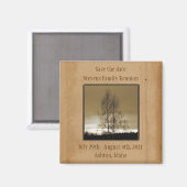 Aimant Enregistrer la réunion de famille de dates (Recto/Verso)