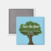 Aimant Enregistrer la réunion de famille de dates (Recto/Verso)