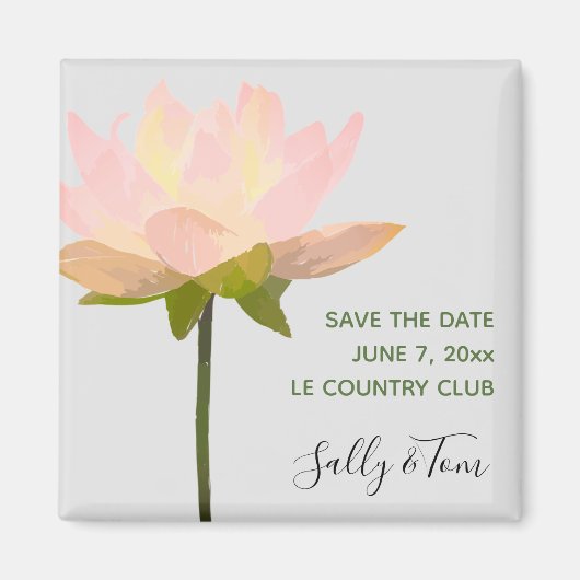 Aimant Enregistrer l'aimant Date (Devant)