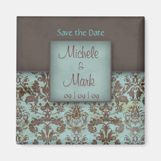 Aimant Enregistrer l'aimant Date Damask