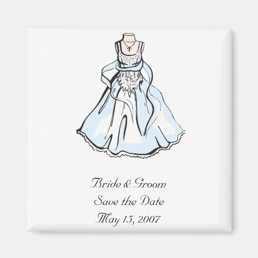 Aimant Enregistrer l'aimant de date (Devant)