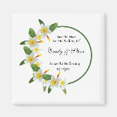 Aimant Enregistrer l'aimant de date (Devant)