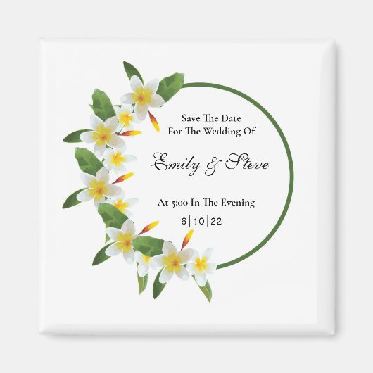 Aimant Enregistrer l'aimant de date (Devant)