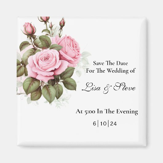 Aimant Enregistrer l'aimant de date (Devant)