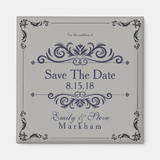 Aimant Enregistrer l'aimant de date (Devant)