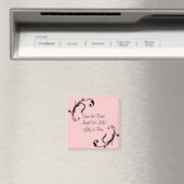 Aimant Enregistrer l'aimant de date (In Situ (Lave-vaisselle))