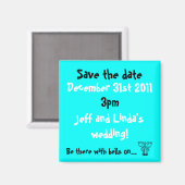 Aimant Enregistrer l'aimant de date (Recto/Verso)