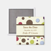 Aimant Enregistrer l'aimant de date, pois (Recto/Verso)