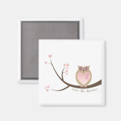 Aimant Enregistrer l'aimant du Carré Hooters (Recto/Verso)