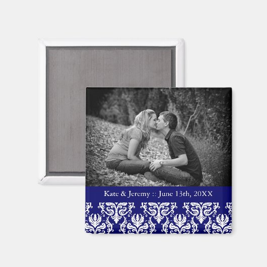 Aimant Enregistrer l'aimant Mariage de date (Recto/Verso)