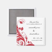 Aimant Enregistrer l'aimant Mariage de date (Recto/Verso)