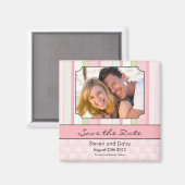 Aimant Enregistrer l'aimant Mariage de date (Recto/Verso)