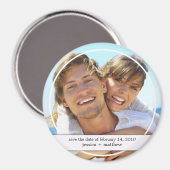 Aimant Enregistrer l'aimant photo Date (Recto/Verso)