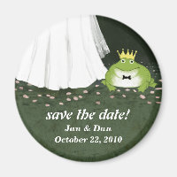 Enregistrer le Mariage Date Cute Frog Prince Perso