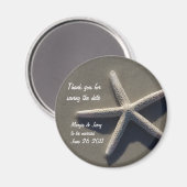 Aimant Enregistrer Le Merci Date (Recto/Verso)