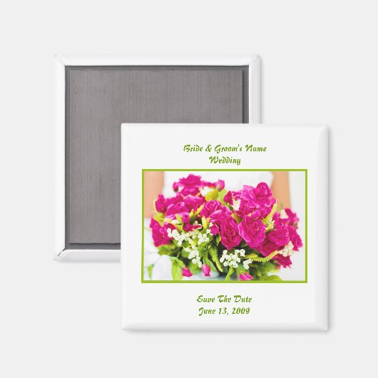 Aimant Enregistrer le Modèle d'aimant de date (Recto/Verso)