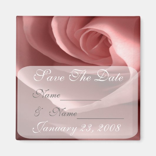 Aimant Enregistrer le Modèle d'aimant de date (Devant)