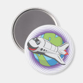 Aimant Enregistrer le programme spatial (Recto/Verso)