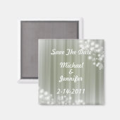 Aimant Enregistrer les tons d'argent de l'aimant de date (Recto/Verso)