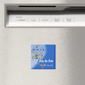 Aimant Enregistrez l'aimant de date. Style de couleur tro (In Situ (Lave-vaisselle))