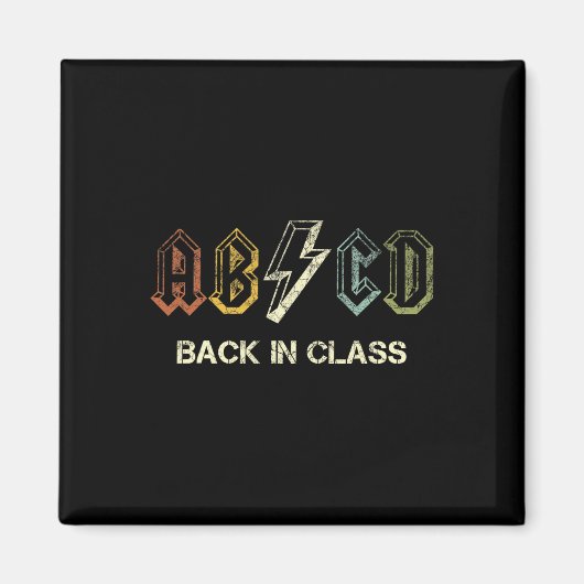 Aimant Enseignant Abcd (Devant)