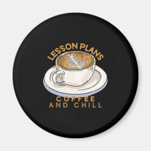 Aimant Enseignant Art Plans De Leçons Café Et Chill