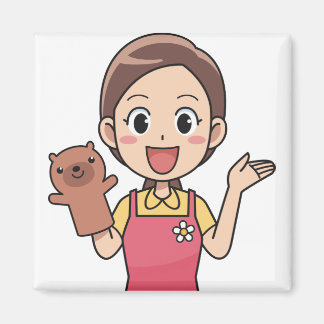 Aimant Enseignant de jardin d'enfants