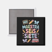 Aimant Enseignant Gen Alpha Brainrot 67 Six Sept Maestra  (Recto/Verso)