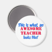 Aimant Enseignant génial (Recto/Verso)