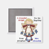 Aimant Enseignant Guardian Angel par SRF (Recto/Verso)