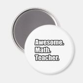 Aimant Enseignant Math génial (Recto/Verso)
