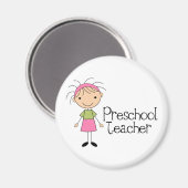 Aimant Enseignant préscolaire (Recto/Verso)