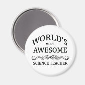 Aimant Enseignant scientifique le plus génial au monde (Recto/Verso)