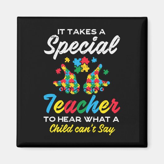 Aimant Enseignant Spécial Pour Entendre Un Enfant Cant Di (Devant)