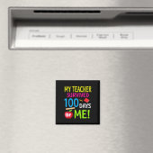 Aimant Enseignant Survécu 100 Jours De Moi 100 Jours D'Éc (In Situ (Lave-vaisselle))