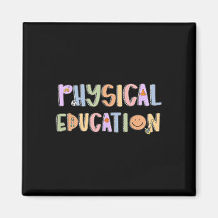 Aimant Enseignante d'éducation physique féminine Retour à