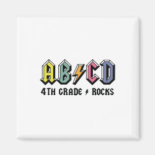 Aimant Enseignants Abcd Rock 4th Grade Rocks Ck À L'école