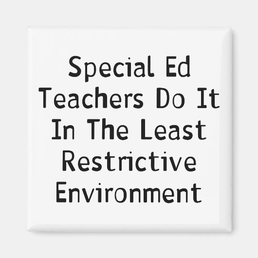 Aimant Enseignants Ed spéciaux (Devant)