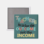 Aimant Enseignants En Elle Pour Le Résultat (Recto/Verso)