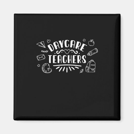 Aimant Enseignants en garderie (Devant)